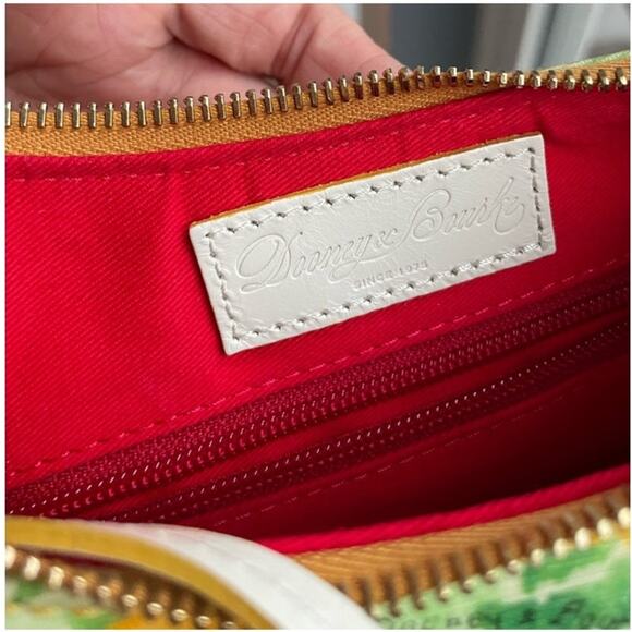 Dooney and Bourke Yellow Floral Petunia Shoulder Bucket Bag NWT Y2K Boho Retro - Picture 12 of 16